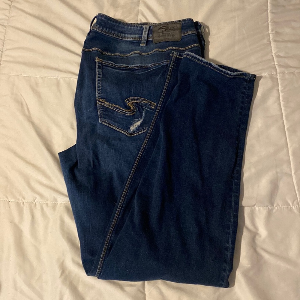 Plus size Silver jeans